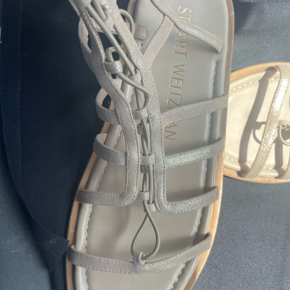 stuart weitzman gladiator sandals size 8